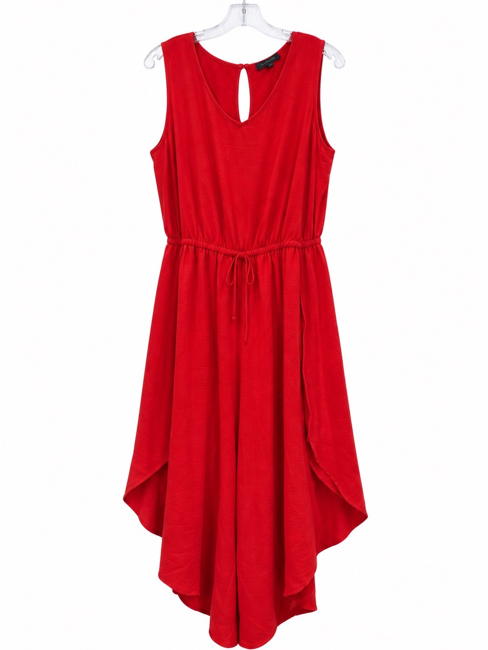 Love Delirious Red High Low Romper Plus Size 3X